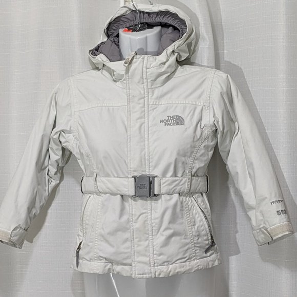 The North Face Other - Girls THE NORTH FACE Hyvent 550 Belted Hooded Goose Down JACKET Parka Sz 5